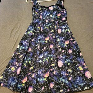 Hot Topic space galaxy dress small